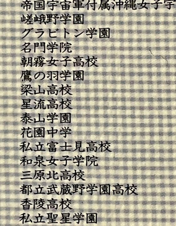 ★新品未開封　1993年　電影美少女制服図鑑　47校他　女子高生制服　資料集