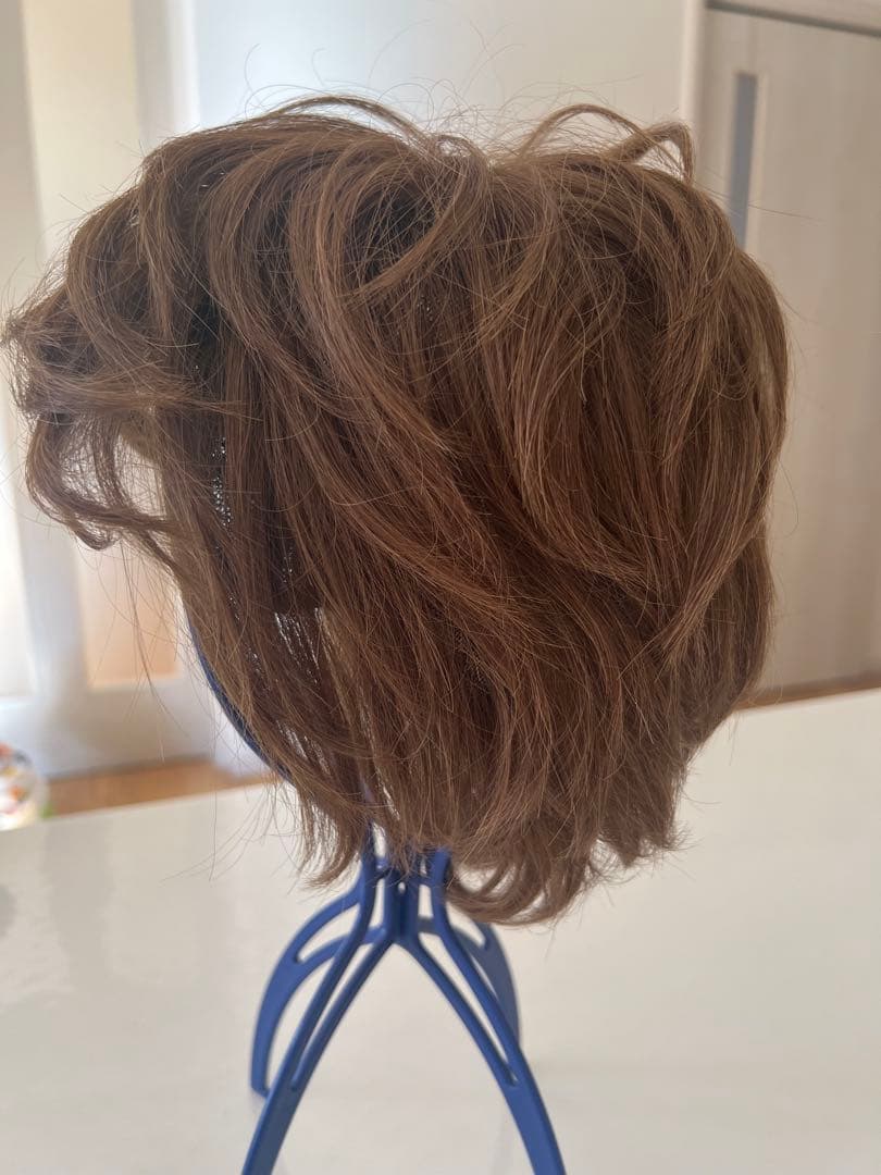 plumeウィッグ　ブラウン　ショート　フルウィッグ