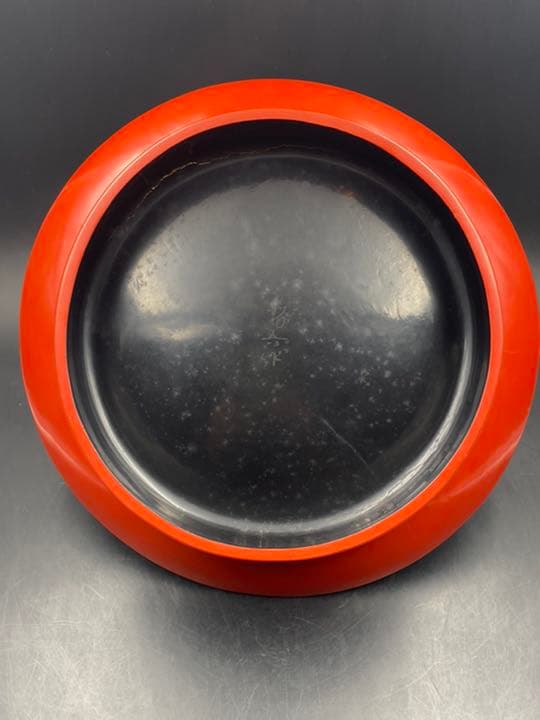 番浦省吾　漆芸作家　「粟の図」大盆　盆器　螺鈿