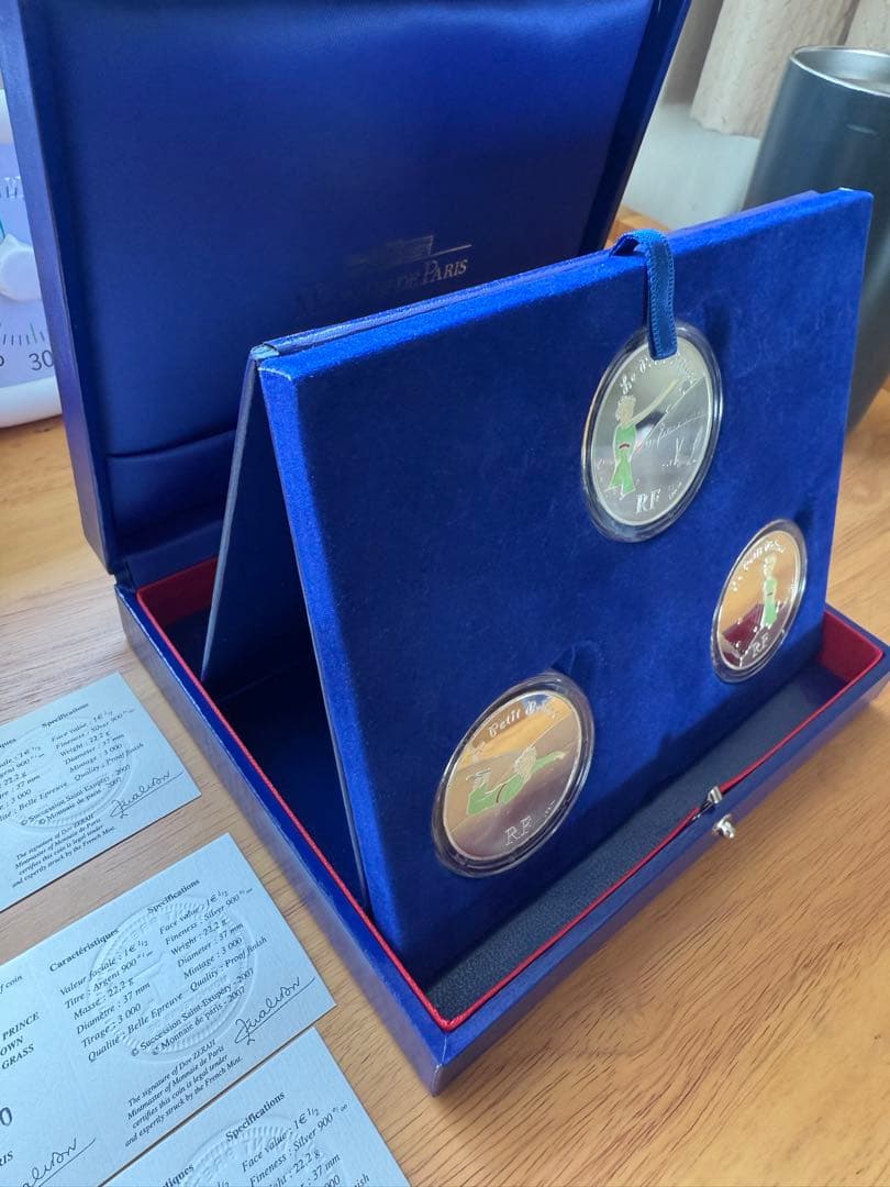 n*a様 星の王子様　60周年記念　プルーフ銀貨３種セット　星の王子さま　