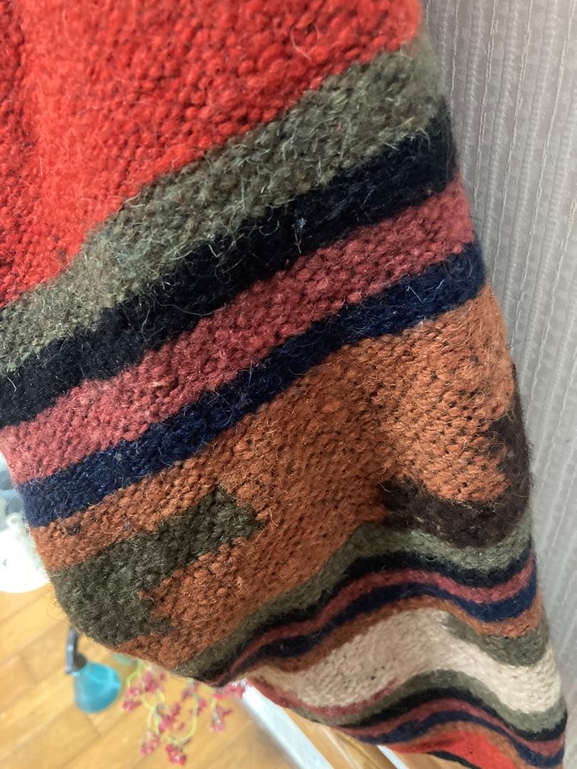 古着屋購入vintageネイティブ柄パーカー