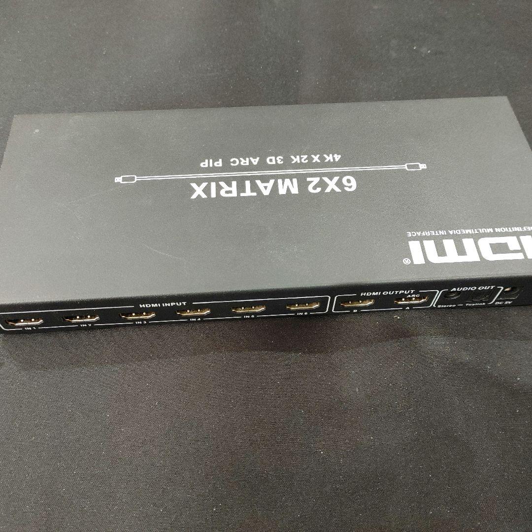 matrixスイッチ 2x6 HDMI 4K pip チェンジャー スプリッター