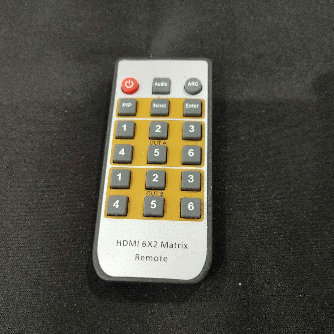 matrixスイッチ 2x6 HDMI 4K pip チェンジャー スプリッター