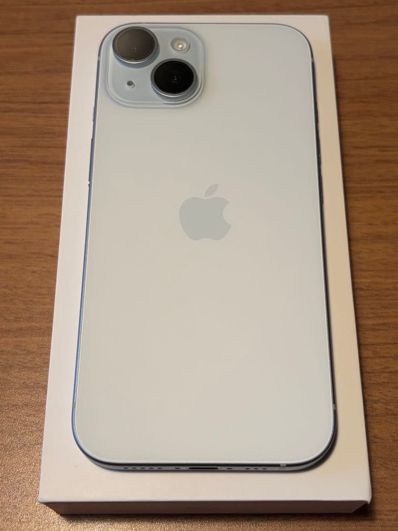 【美品】iPhone 15 128GB ブルー SIMフリー ケース＆フィルム付