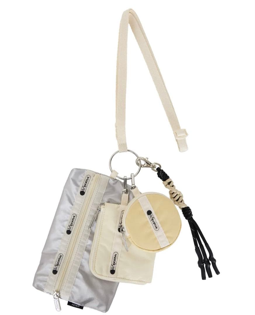 即完品 LeSportsac×Ameri Multi Pouch シルバー