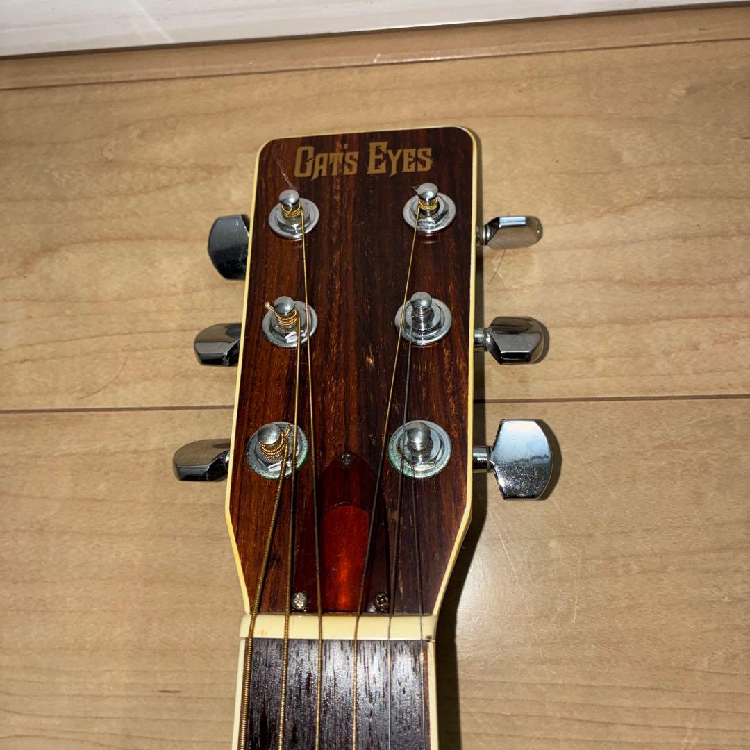 キャッツアイ　激レア　初期型　アコースティックギターCE-300初期大文字ヘッド