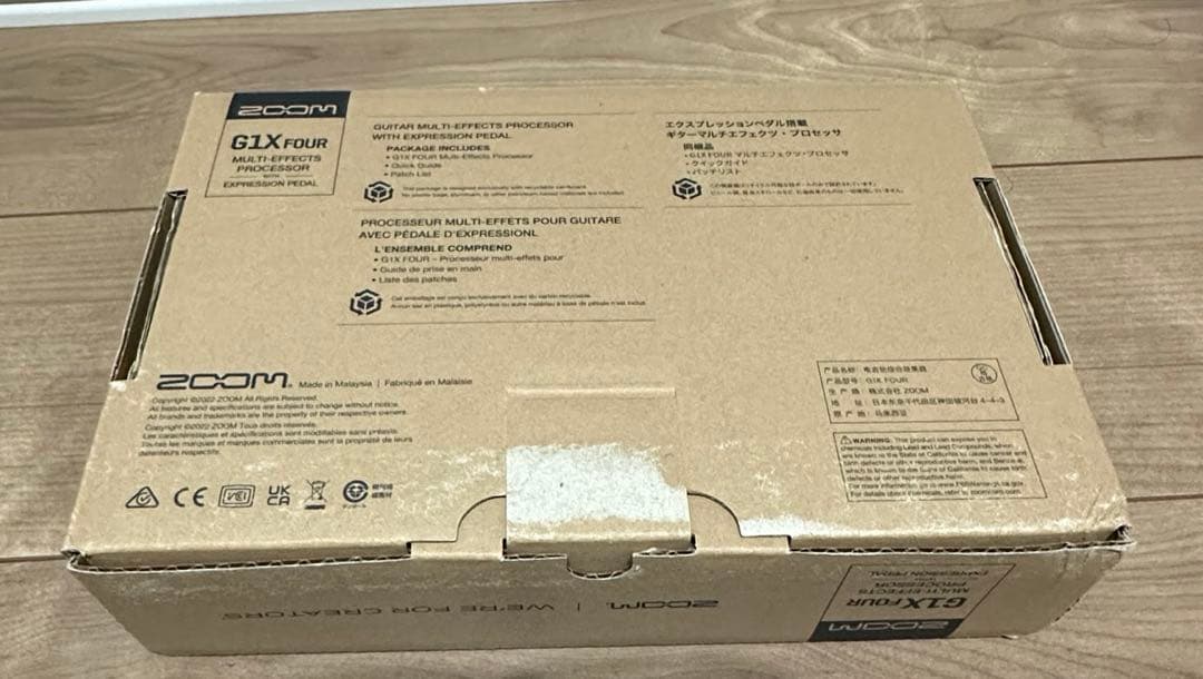 Zoom G1X FOUR ギター用マルチエフェクター（ズーム）