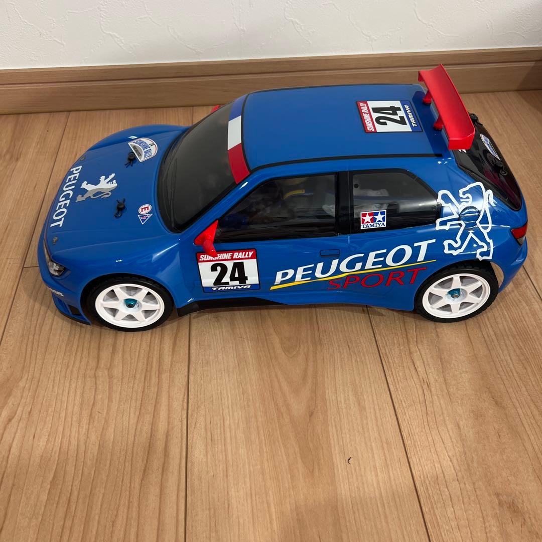 タミヤ　BT-01 プジョー 306 マキシ　メカ付き　完成品