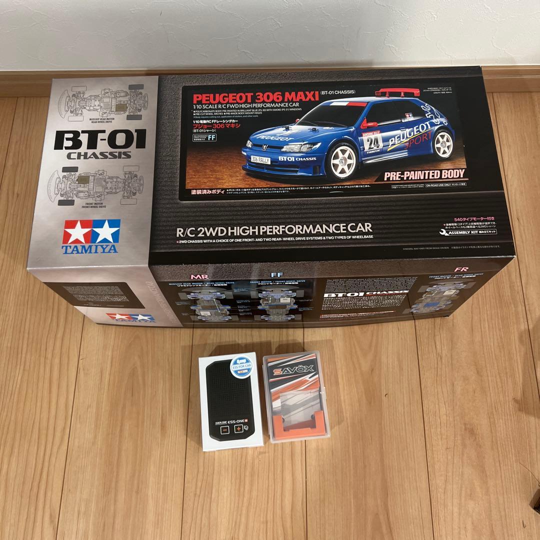 タミヤ　BT-01 プジョー 306 マキシ　メカ付き　完成品
