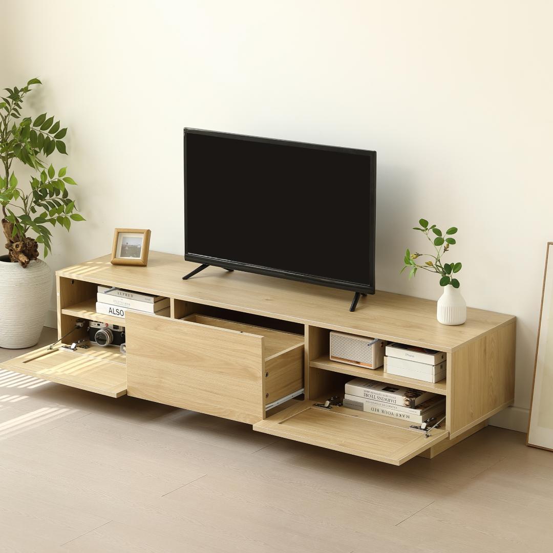 超人気！【幅150cm】テレビ台 ローボード 収納 テレビボード　NATURAL