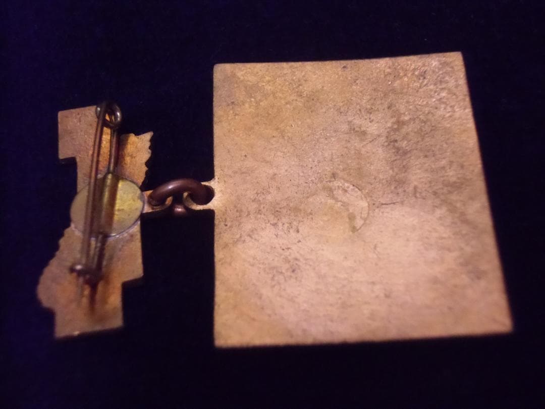 ★ＣＣＣＰ★ソビエト連邦＊ソビエト空軍9ロプシャ航空連隊在郷軍人バッジ（実物）