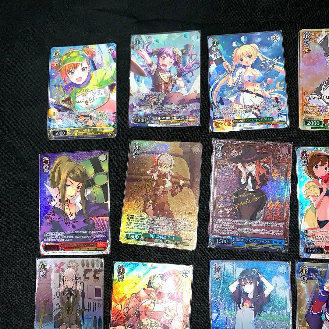 ヴァイスシュヴァルツ　SP サイン　まとめ売り