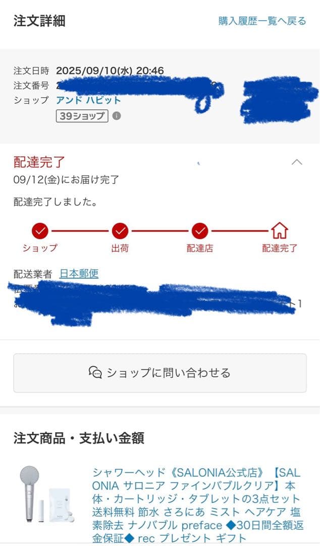 1回のみ使用＊SALONIA ファインバブル シャワーヘッド シルバー