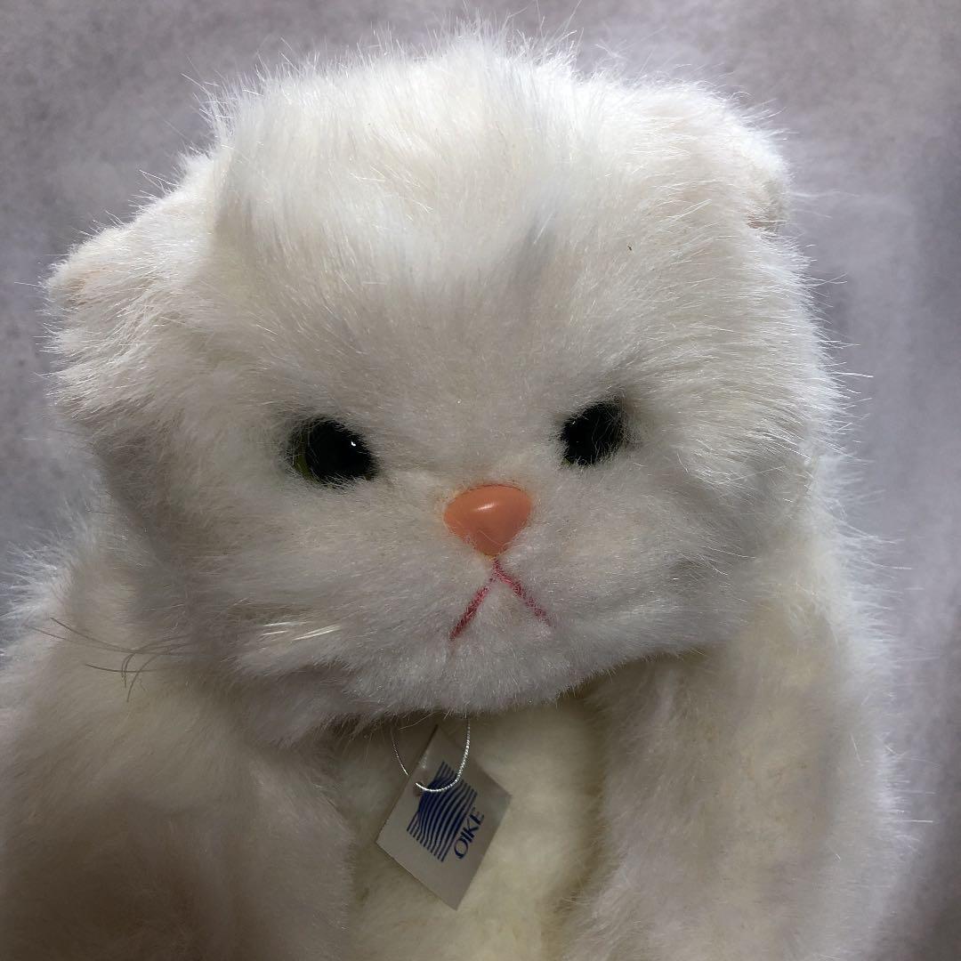ぬいぐるみ　オオイケ　猫　ペルシャ　レトロ　昭和