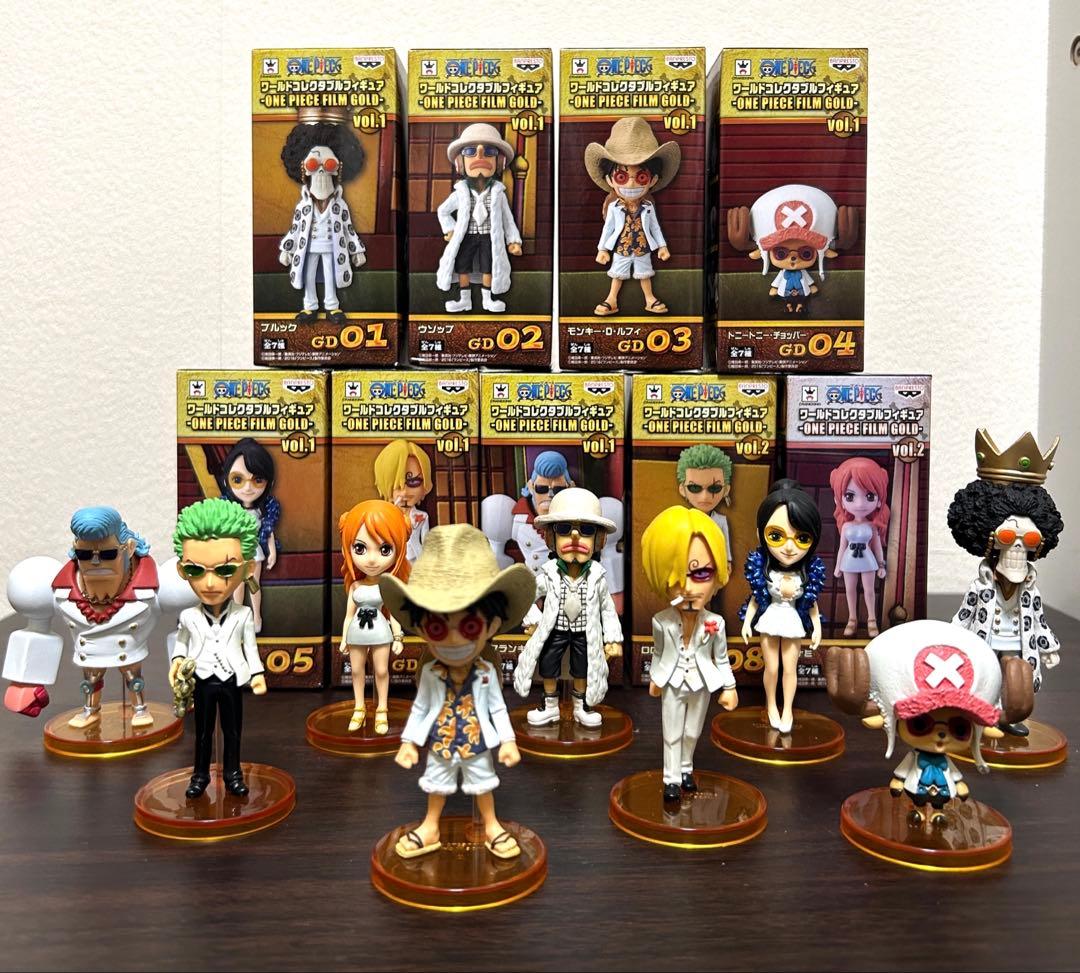 開封品　ワンピース　コレクタブル　FILM GOLD 9体
