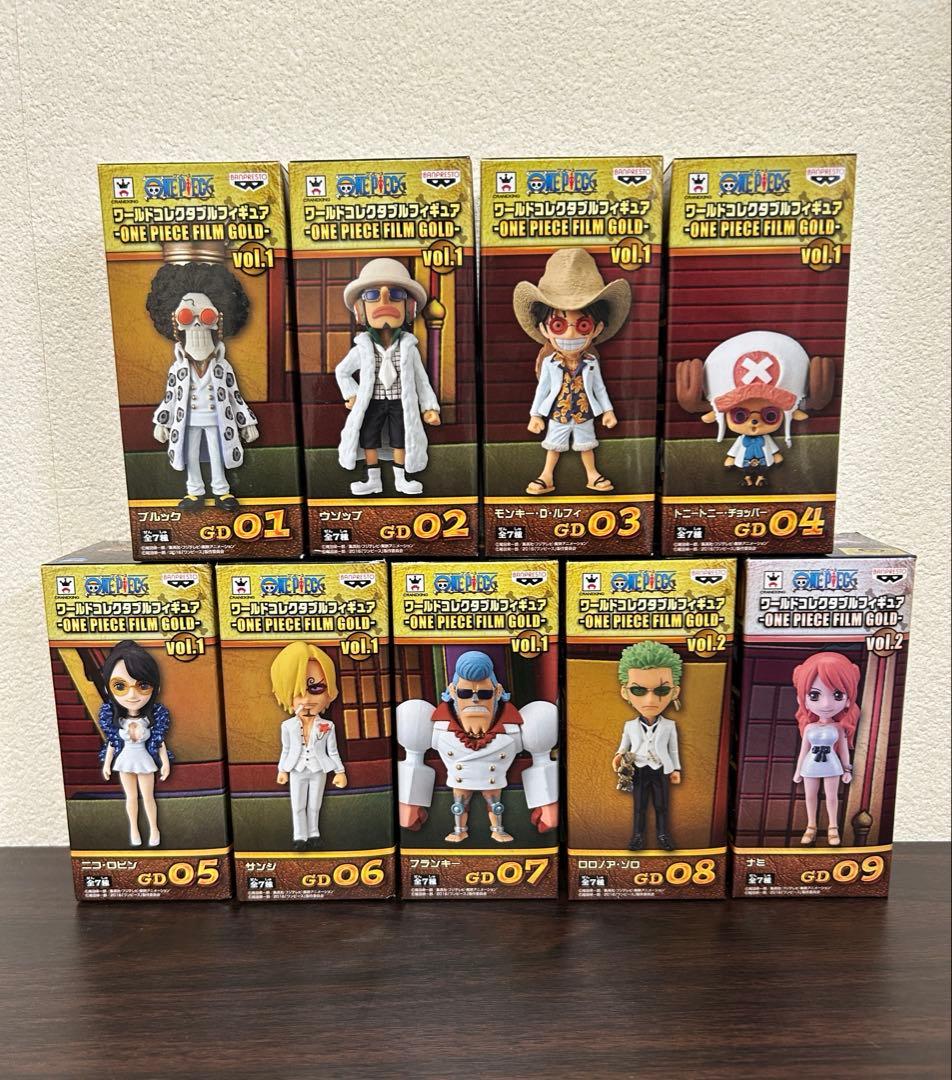 開封品　ワンピース　コレクタブル　FILM GOLD 9体