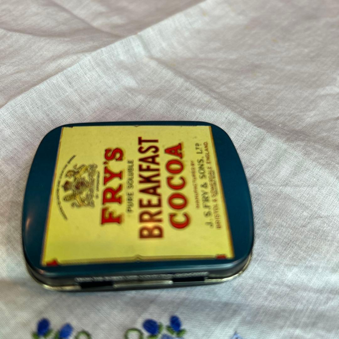 イギリスヴィンテージRobertOpieFry’sBreakfastCOCOA缶