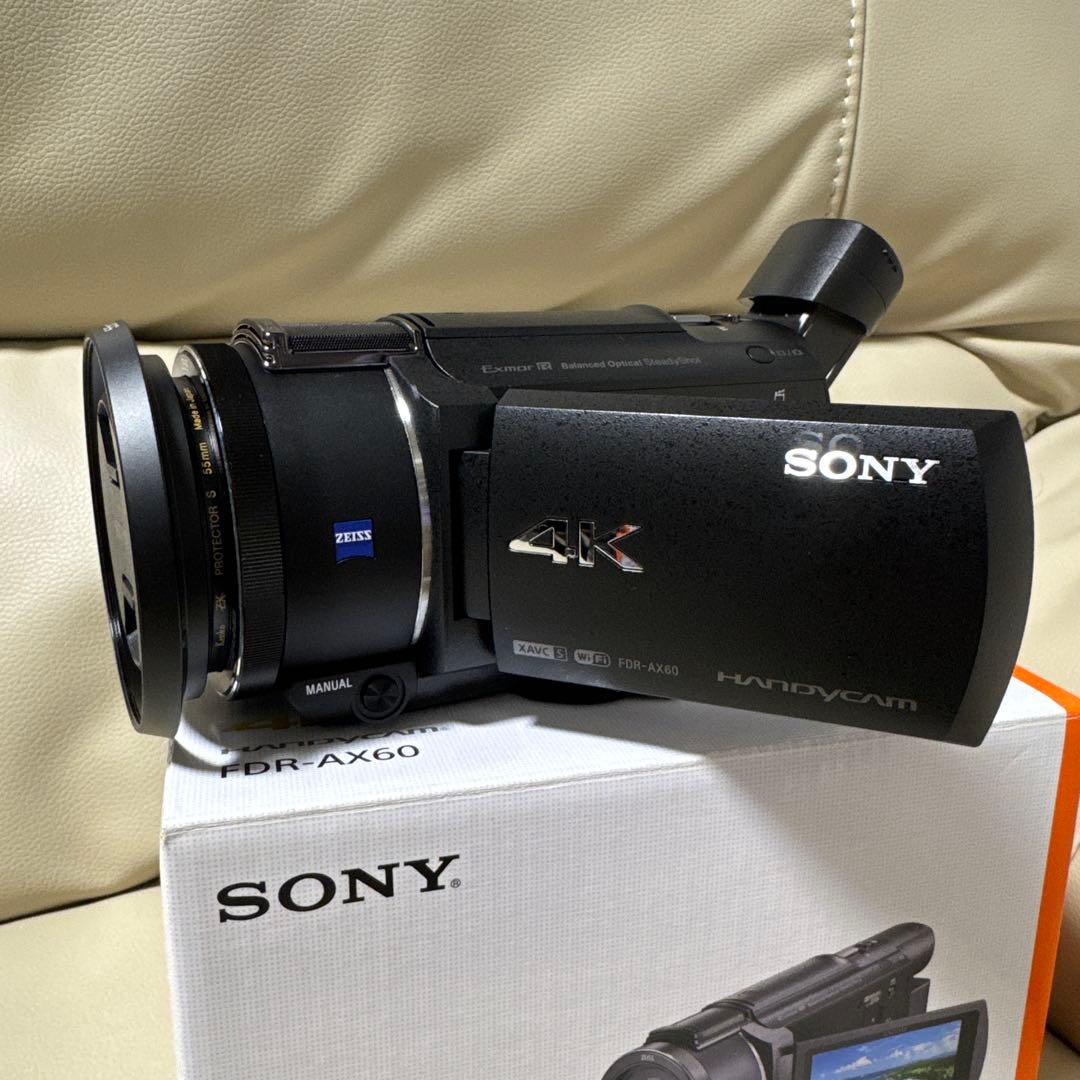 【と】SONY FDR-AX60 4K ハンディカム ビデオカメラ 本体