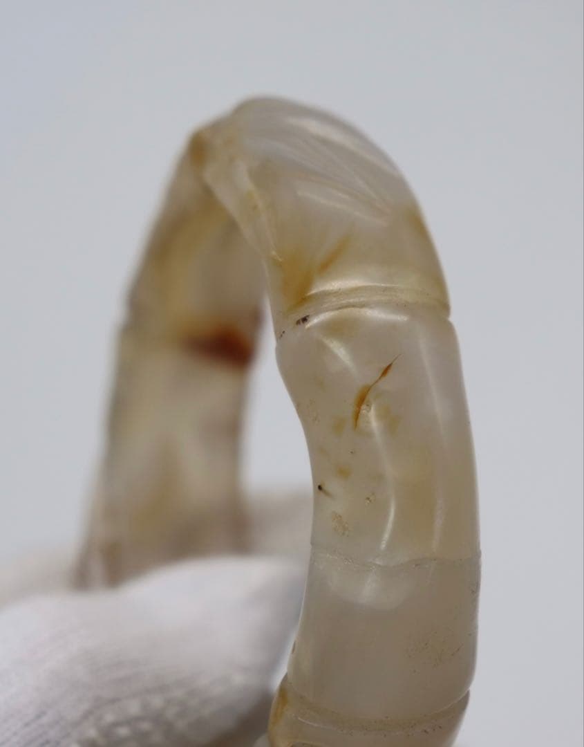 ※メノウ　竹節式ハングル　重さ92g 送料込み1217