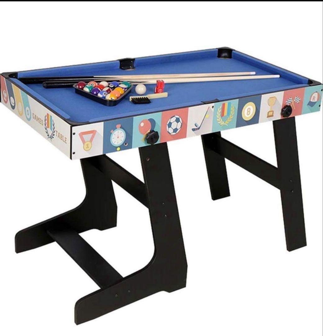 【送料無料 】大型マルチゲーム台 ビリヤード台、卓球台、サッカー台、ホッケー