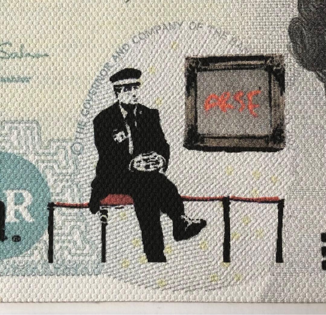 Banksy バンクシー GalleryAttendant 5ポンド 書類セット