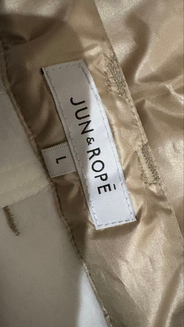 JUN&ROPE キルティングスポーツスカート Lサイズ ベージュ 新品未使用