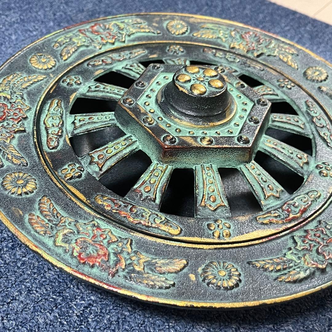 鋳物 御所車灰皿 ビンテージ 昭和レトロ アンティーク