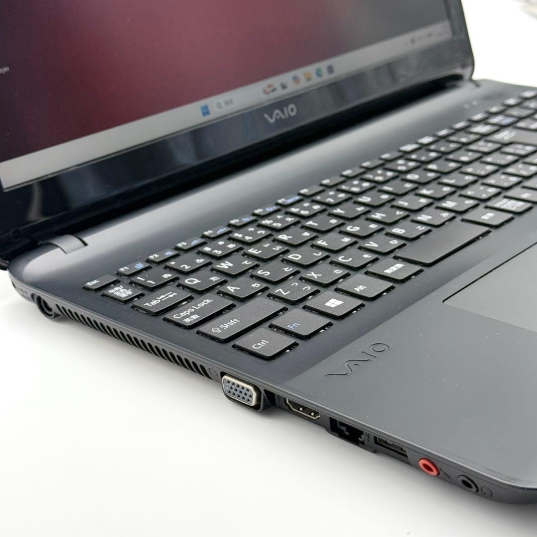 準美品 VAIOノートパソコン i5 新品SSD 性能テストA Office