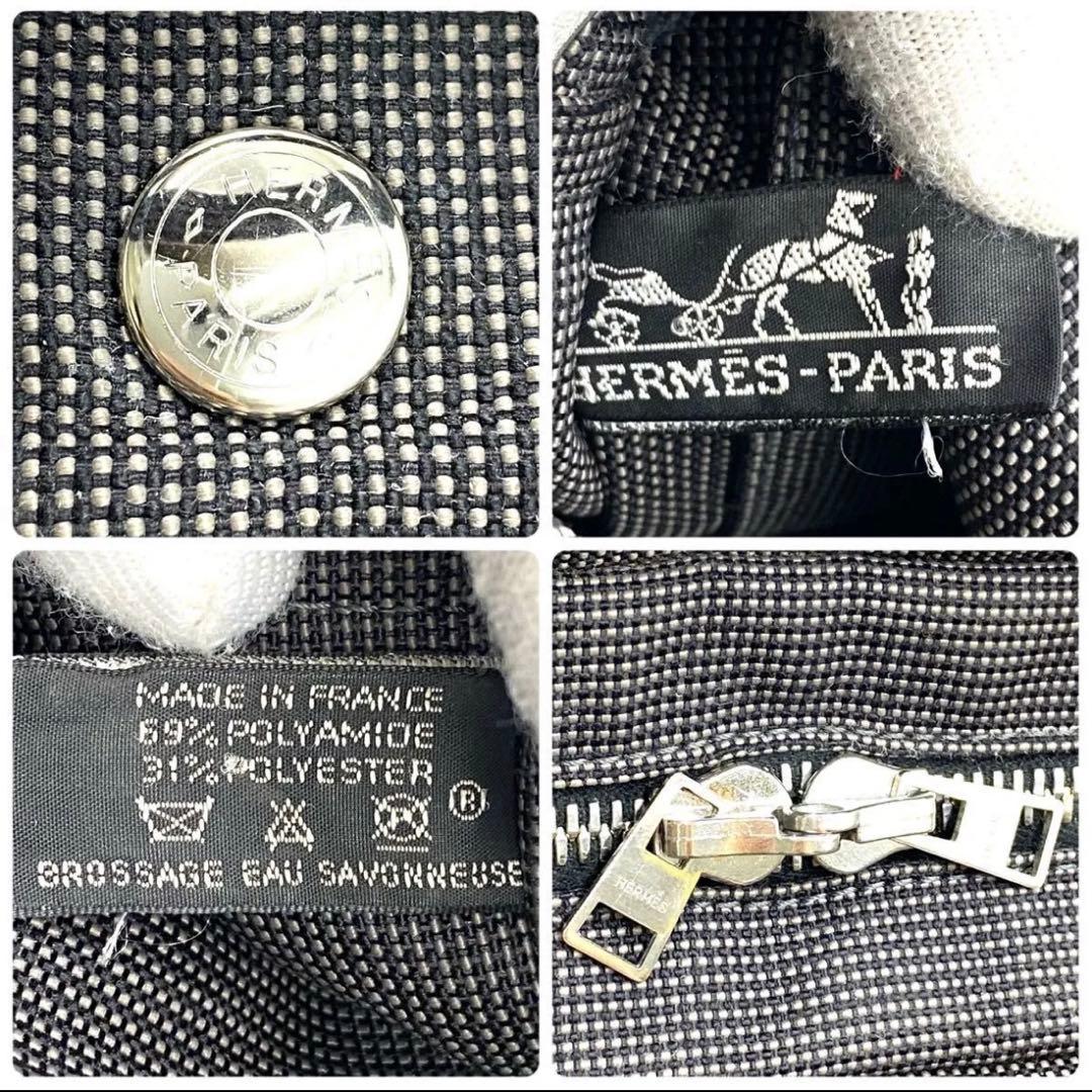 エルメス◎HERMES フールトゥ ハンドバッグ PM エールライン グレー 灰
