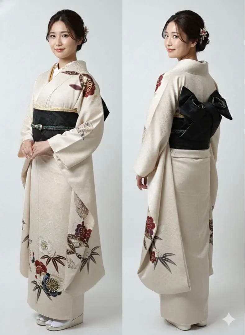 井上様 女性　振袖　成人式人気なモダンくすみ色