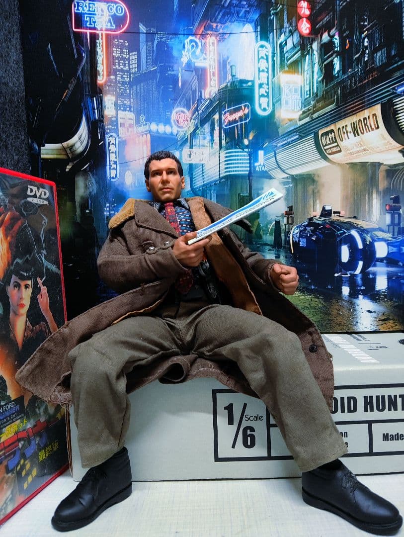 映画[ブレードランナー(デッカード)]1/6.箱付き希少品!