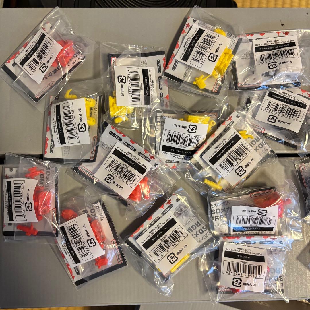 機動戦士ガンダム ガシャポン戦士SDメカ Ver.FRGMT 全種セット