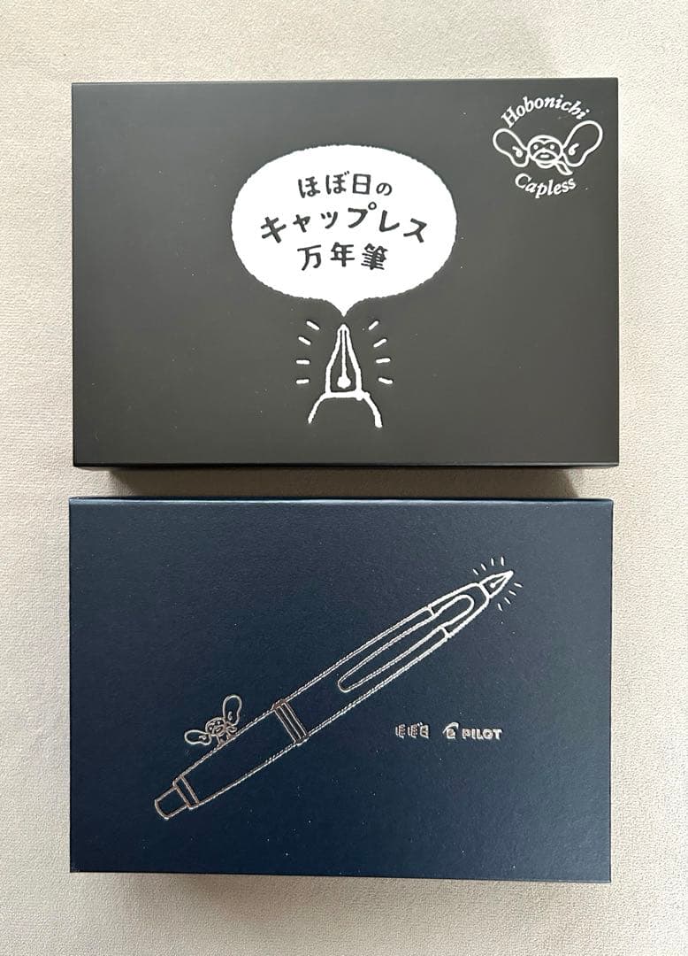 ほぼ日　キャップレス万年筆　細字　Ｆ　万年筆　パイロット　PILOT インク付き