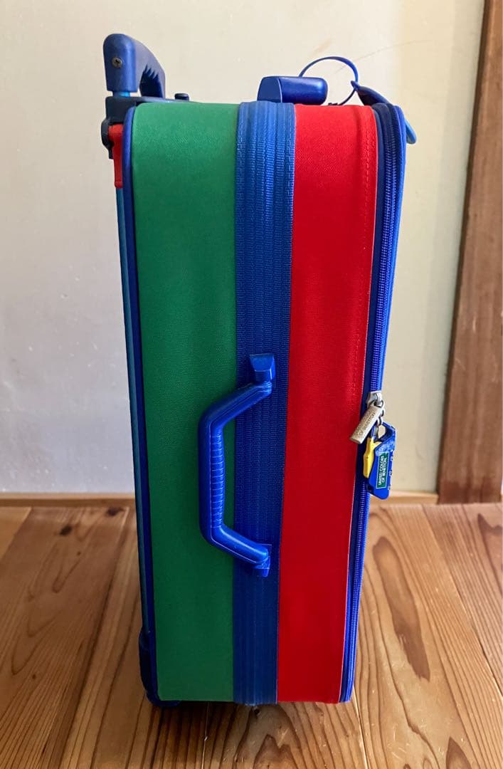 【希少・良品】ベネトン キャリーケース ヴィンテージ　レトロカラー