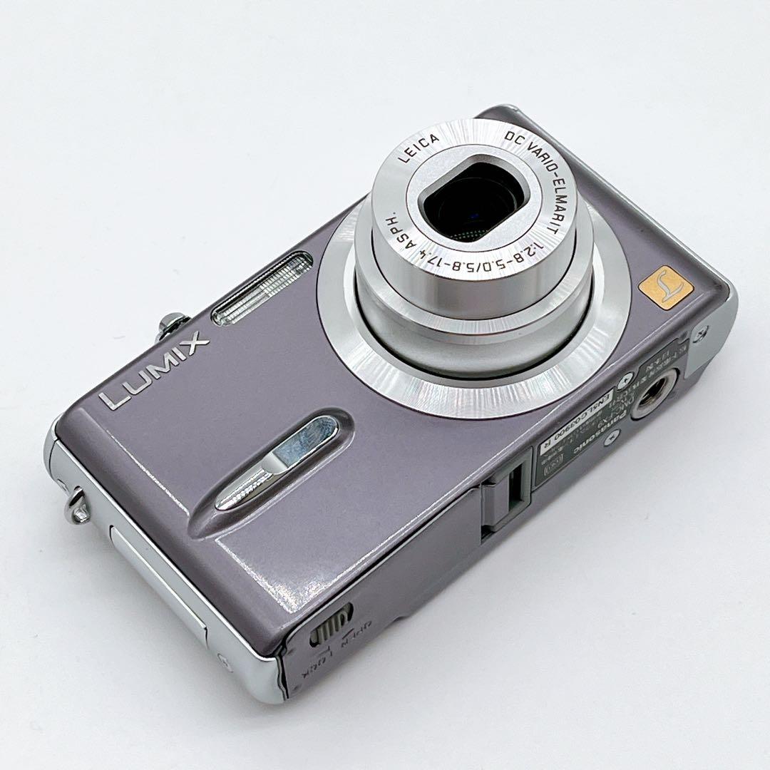 【美品】Panasonic LUMIX DMC-FX9 モーブグレー オールド