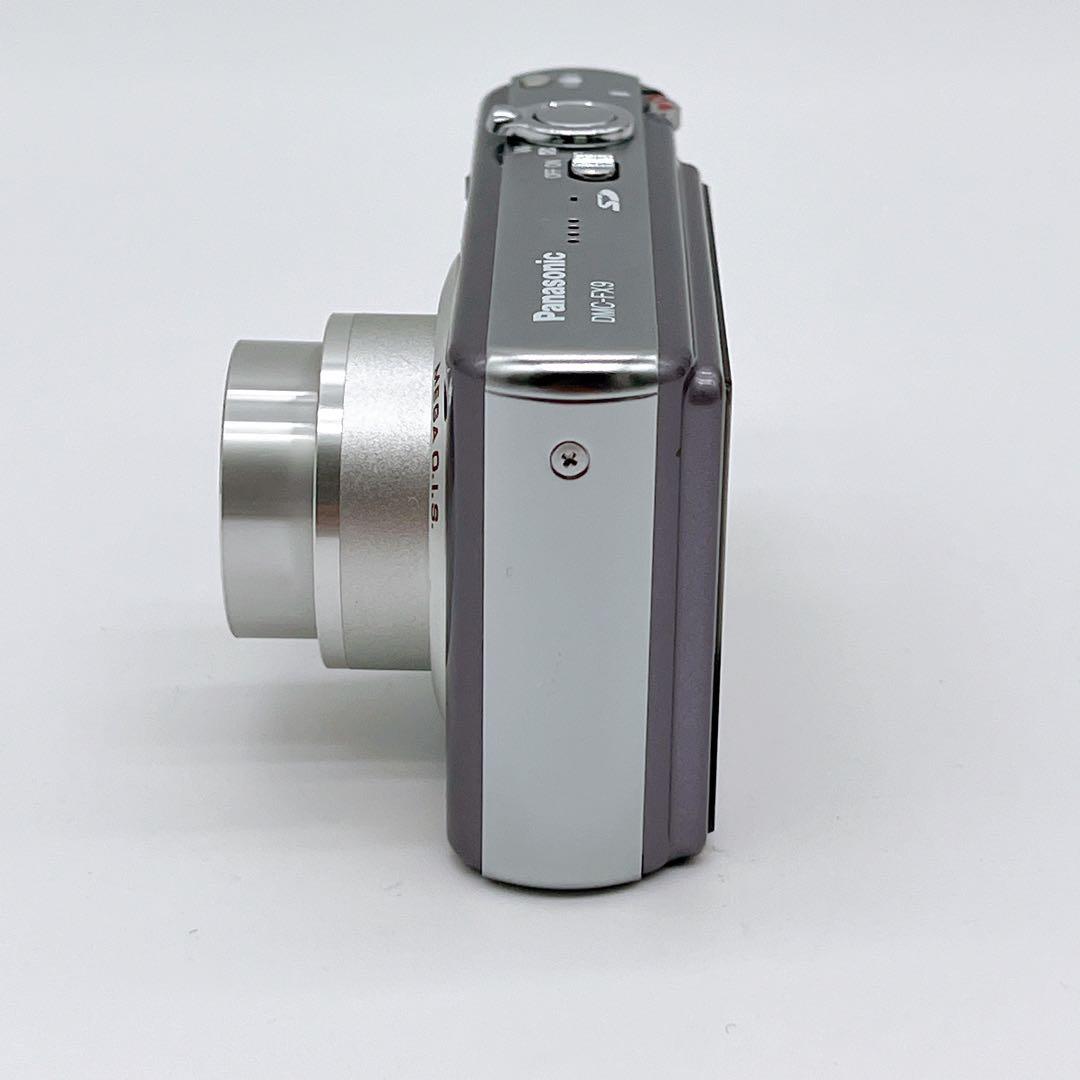 【美品】Panasonic LUMIX DMC-FX9 モーブグレー オールド