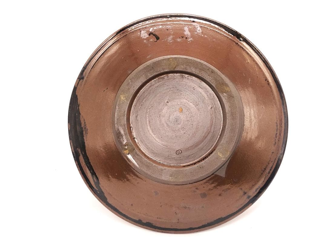 【 飛び鉋大皿 1尺 】　小石原焼　ちがいわ窯