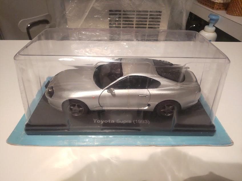旧車 1/24 国産名車コレクション 1993年 トヨタ スープラ ミニカー