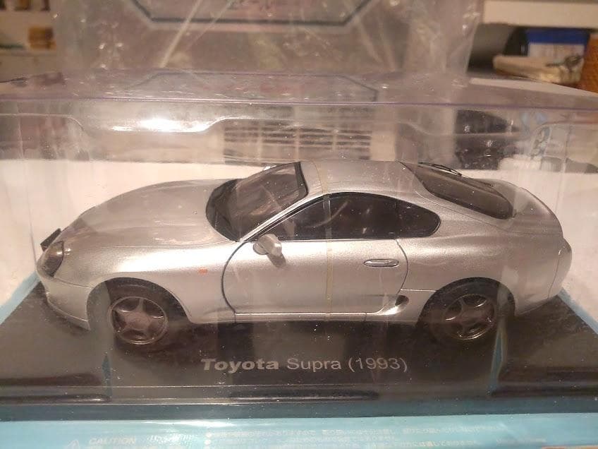 旧車 1/24 国産名車コレクション 1993年 トヨタ スープラ ミニカー