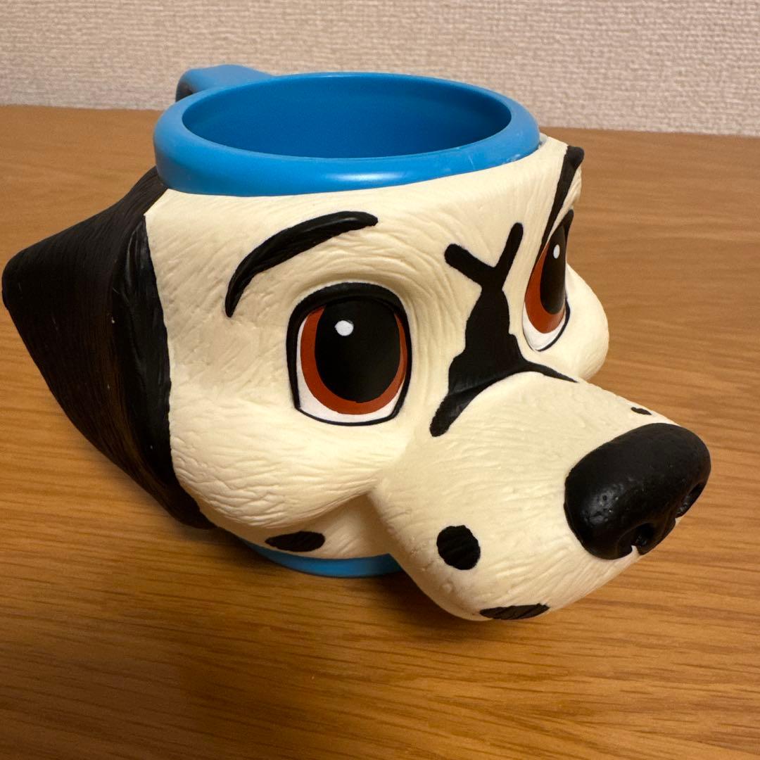 ディズニー 101匹わんちゃん 3D フェイス プラスチック マグカップ