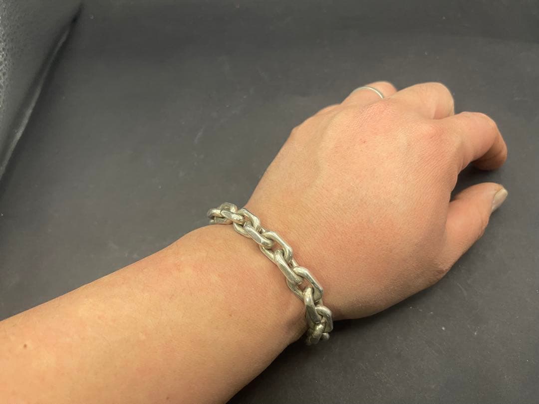 は*️様 BWL シルバー925 チェーンブレスレット　極太　あずき　ビルウォー