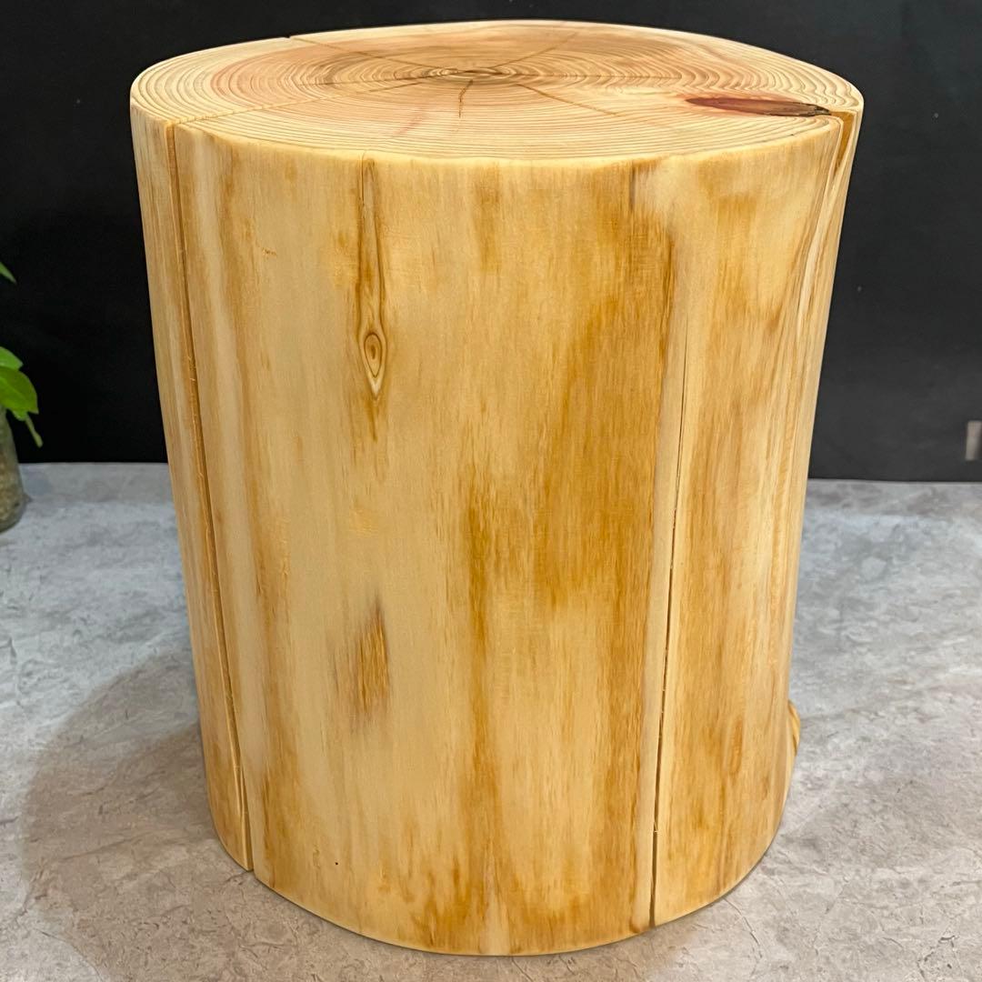 959 切り株　丸太　スツール　丸太椅子　サイドテーブル　インテリア　チェア　檜