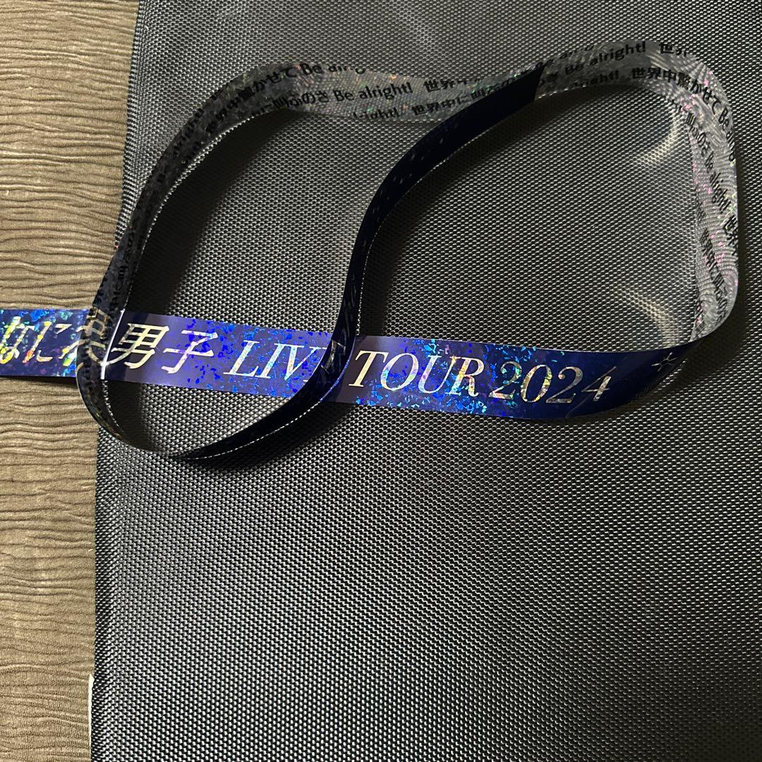 未開封　なにわ男子　指人形7個 箱色褪せ日焼け有　Alpha銀テープと紙吹雪付