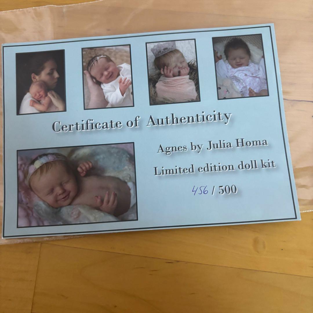 リボーンドール　　寝顔のかわいい女の子、証明書あり（訂正あり）　最終値下げです