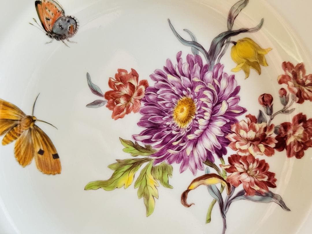 最高峰マイセンMeissen「FFブルーメ」プレート