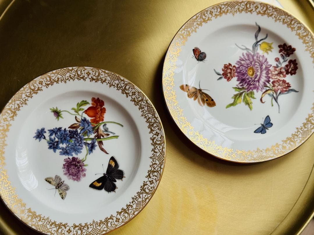 最高峰マイセンMeissen「FFブルーメ」プレート