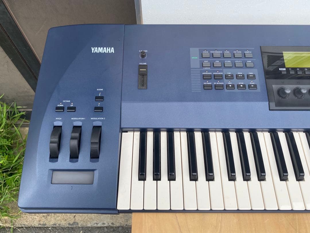 yamaha ex5 シンセサイザー　電源コード　メンテナンス品　中古品