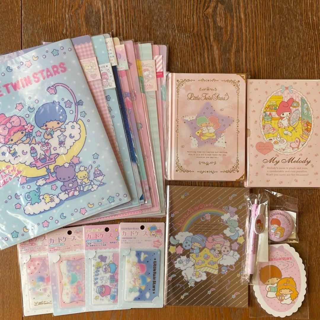 サンリオ キキララ リトルツインスターズ クリアファイル ノート カードケース