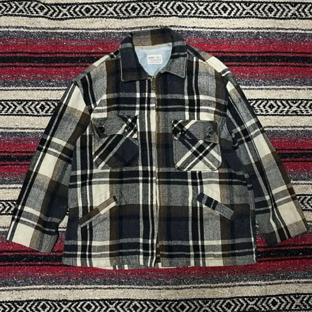 【sears】70s USA製TALONジップ CPOジャケット