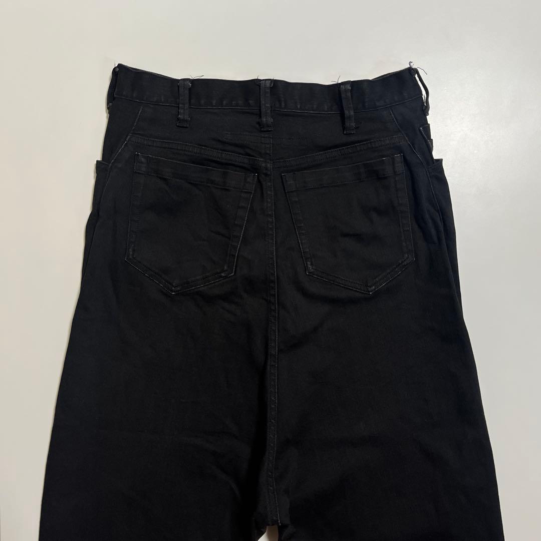 20-21FW JULIUS ユリウス サルエルデニムパンツ ブラック 1サイズ